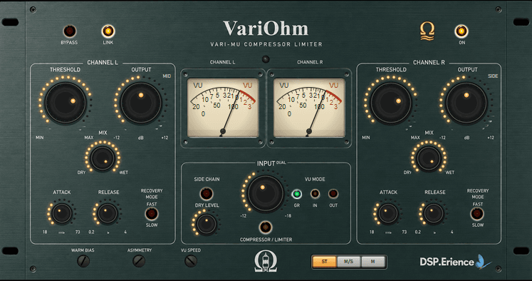 VariOhm in the DAW